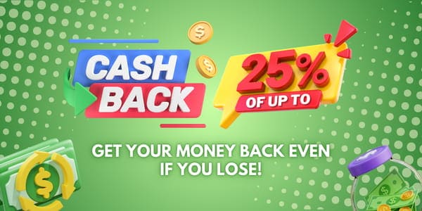 Bright casino style game scene